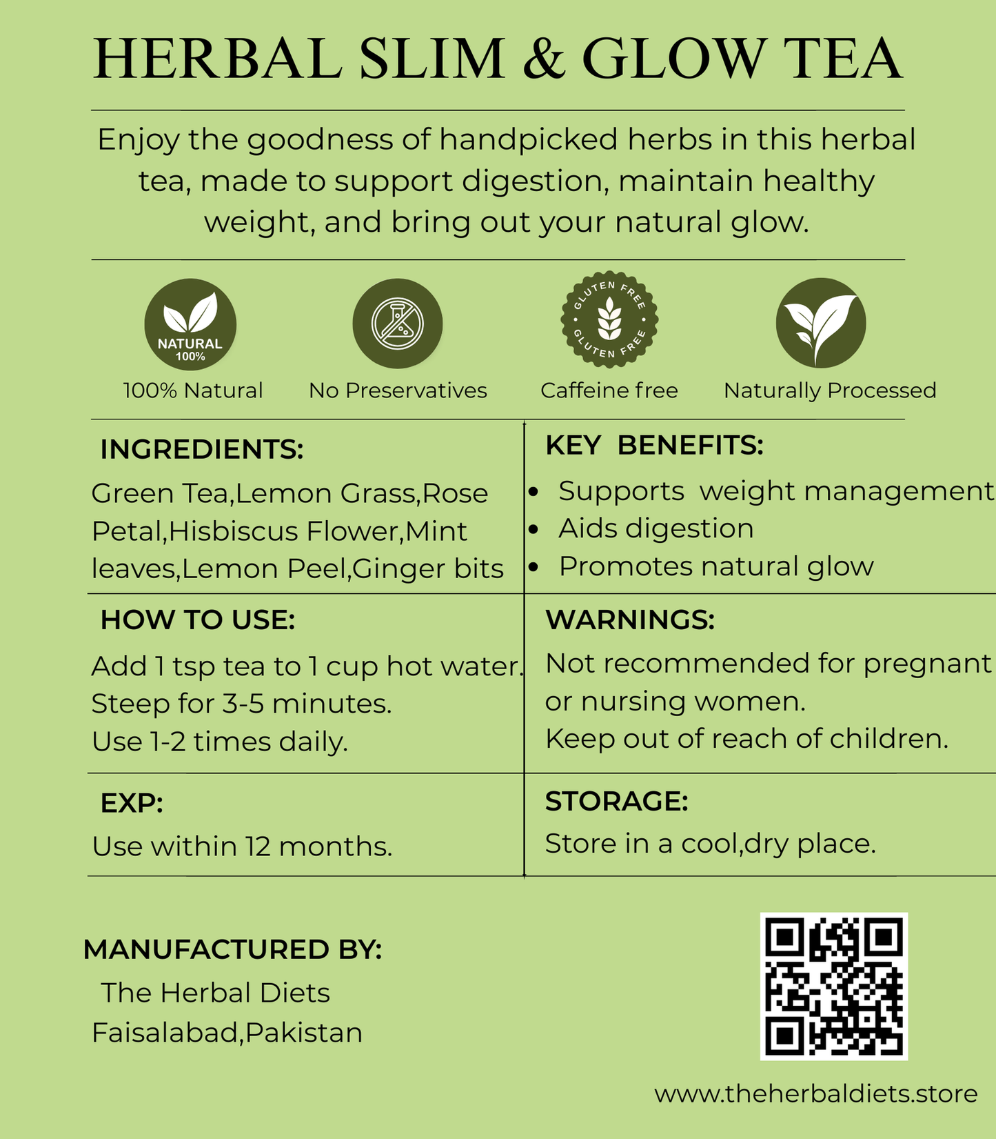 Herbal Slim & Glow Tea